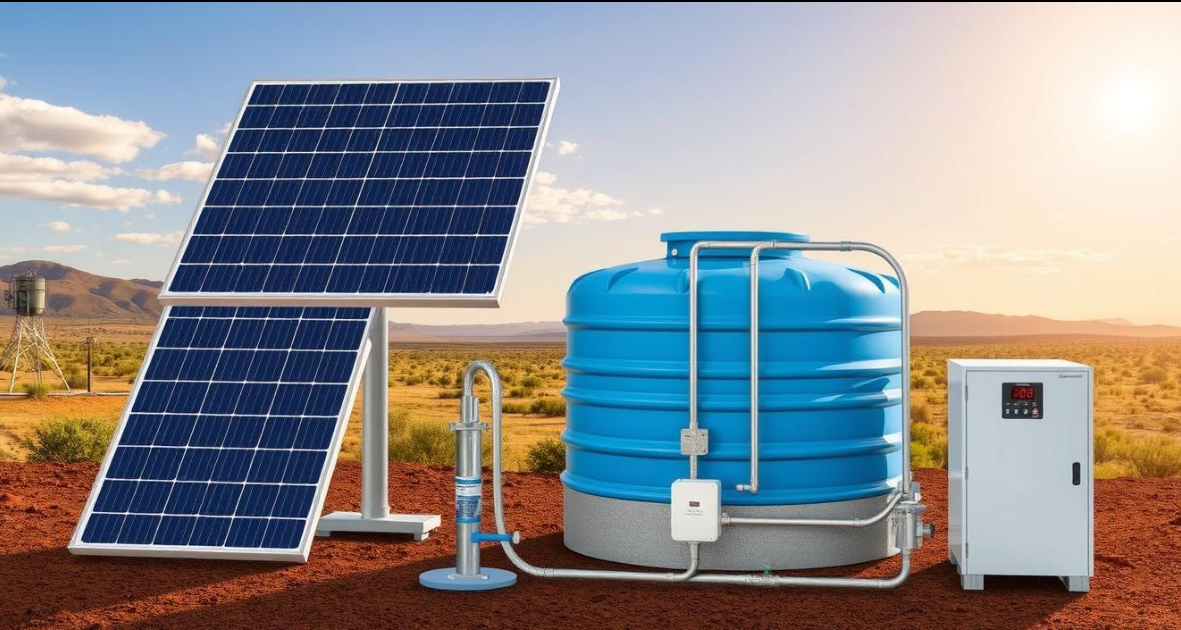 Borewell Solar Pump
