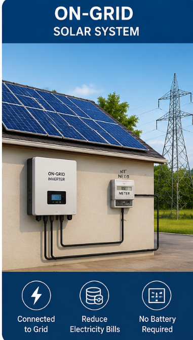on-grid solar system